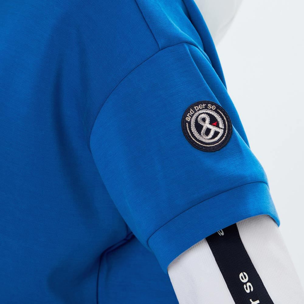 アンパスィ and per se　レディース 半袖 スウェット プルオーバー AFF6505J1　2025年モデル 画像2(ALT)