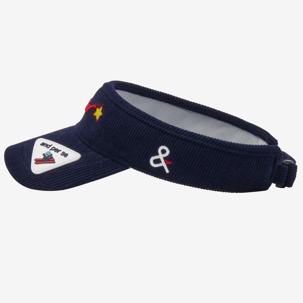 アンパスィ and per se　レディース バイザー AFF8705 30 ネイビー　2025年モデル 　2025年モデル 画像2(ALT)