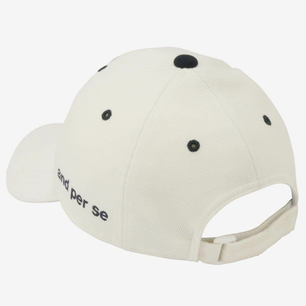 アンパスィ and per se　メンズ キャップ AMF8405 10 ホワイト　2025年モデル 　2025年モデル 画像2(ALT)