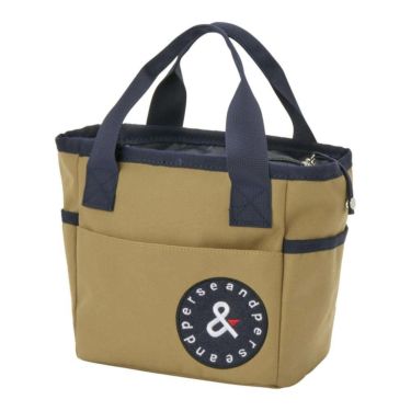 アンパスィ and per se　ロゴワッペン カートバッグ AUA7124 52 キャメル　2025年モデル キャメル