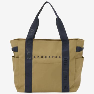 アンパスィ and per se　ユニセックス トートバック AUA7125 52 キャメル　2025年モデル 画像2(ALT)