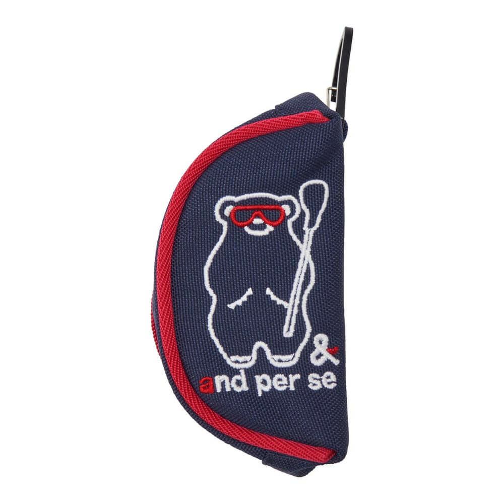 アンパスィ and per se　ボールポーチ AUF7205 30 ネイビー　2025年モデル ネイビー