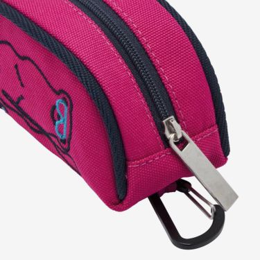 アンパスィ and per se　ユニセックス ボールポーチ AUF7205 43 ピンク　2025年モデル 画像2(ALT)