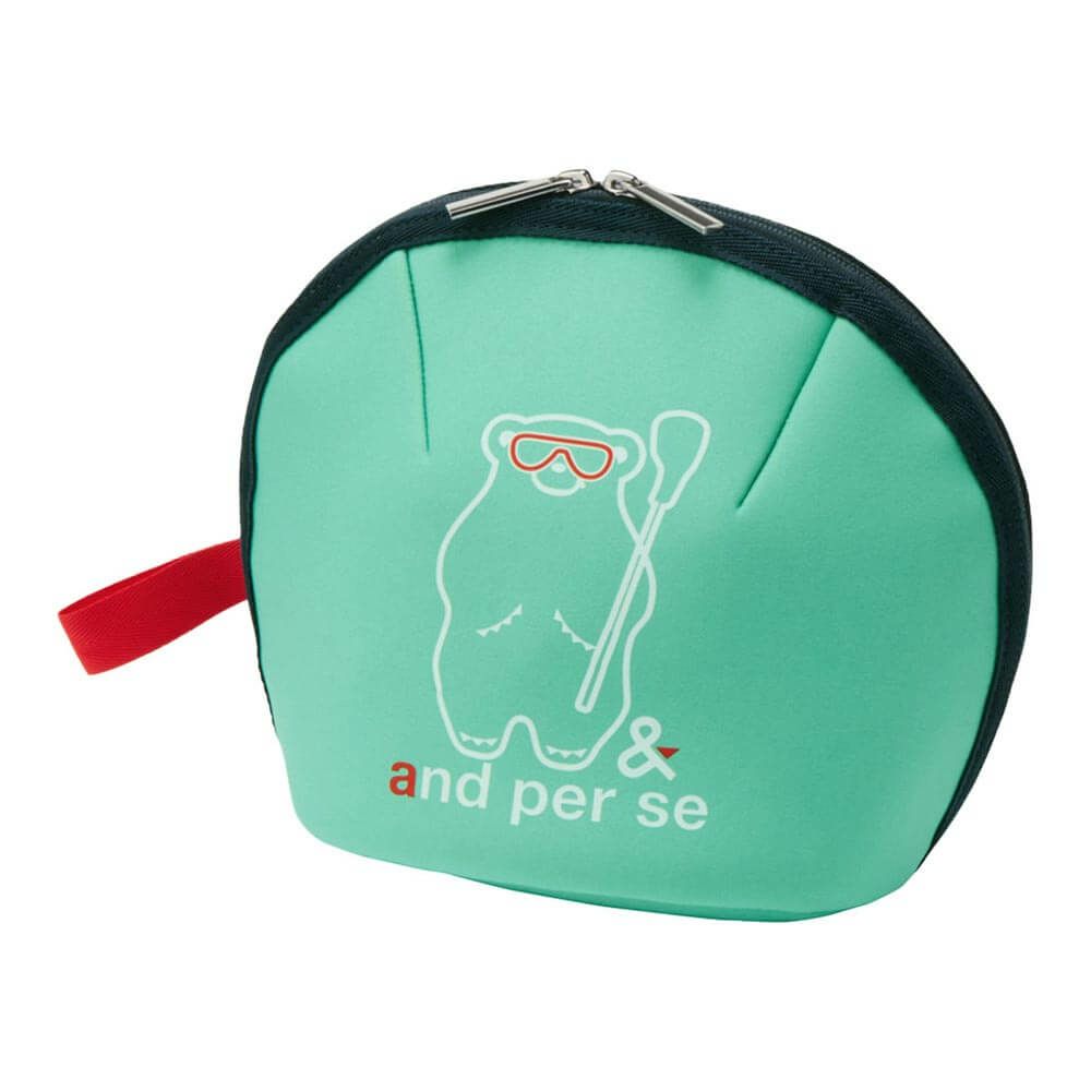 アンパスィ and per se　保冷ポーチ AUF7245 33 アクア　2025年モデル アクア