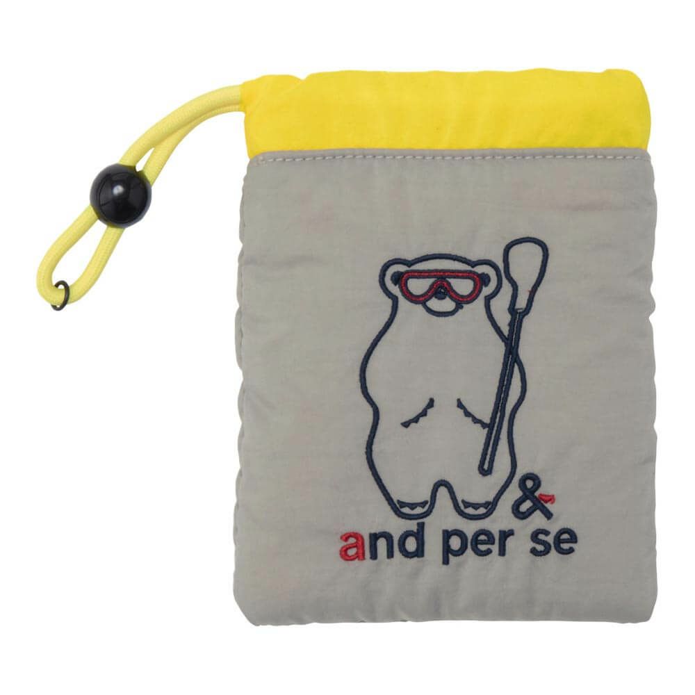 アンパスィ and per se　マルチポーチ AUF7265 23 グレー　2025年モデル グレー