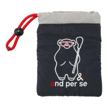 アンパスィ and per se　マルチポーチ AUF7265 30 ネイビー　2025年モデル ネイビー