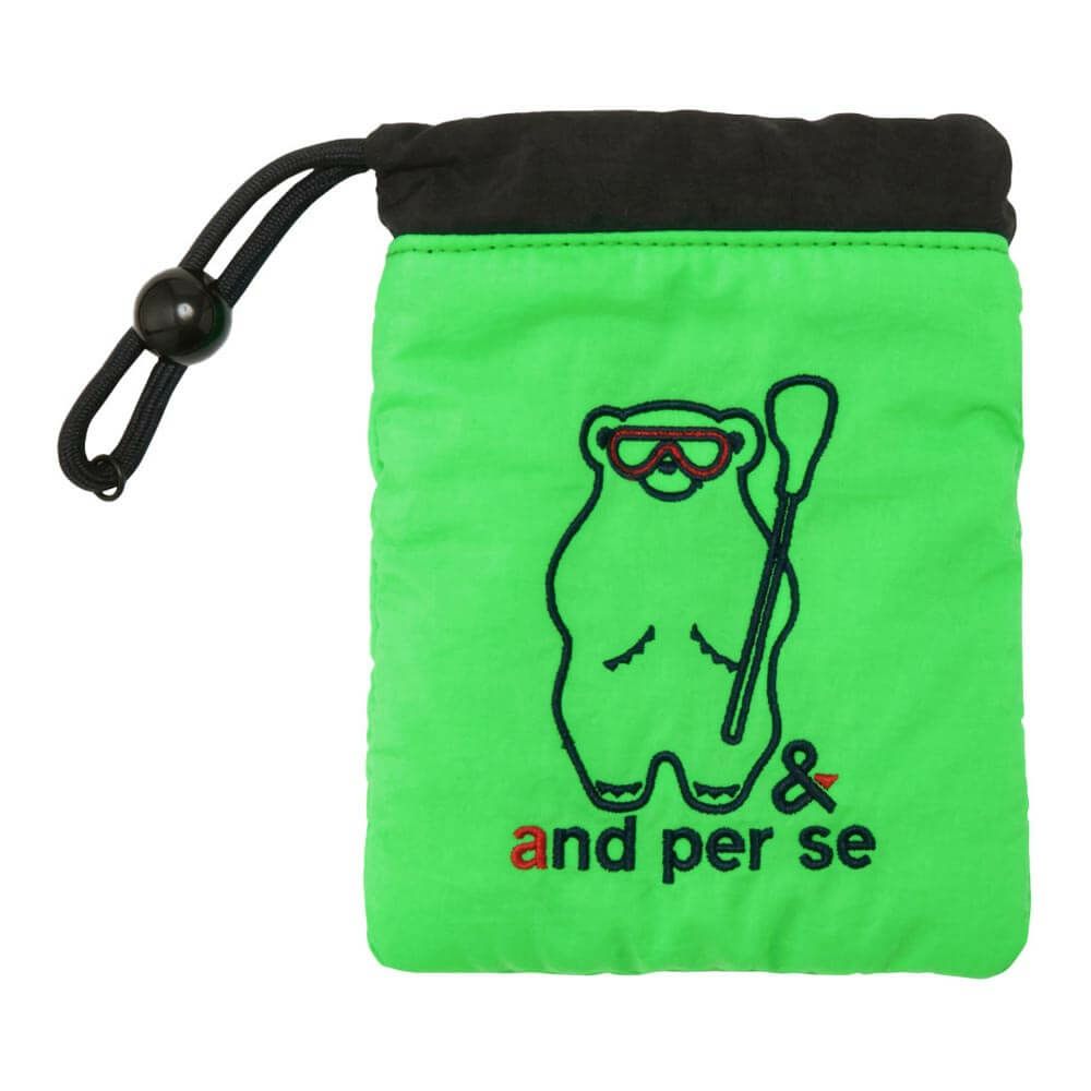 アンパスィ and per se　マルチポーチ AUF7265 60 グリーン　2025年モデル グリーン