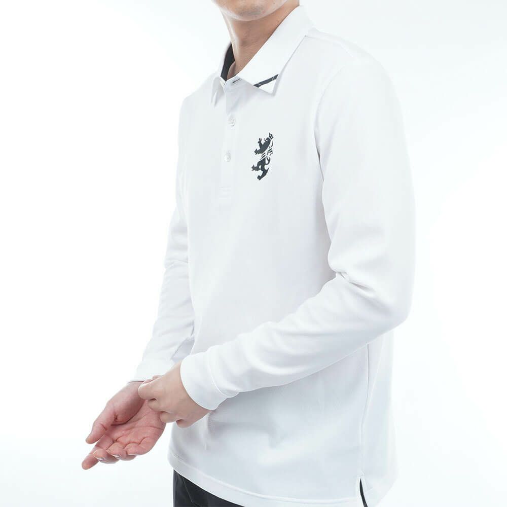 アドミラル Admiral　メンズ カラタッチ 長袖 ポロシャツ ADMA555　2025年モデル 詳細3