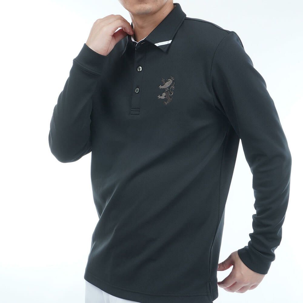 アドミラル Admiral　メンズ カラタッチ 長袖 ポロシャツ ADMA555　2025年モデル 詳細5