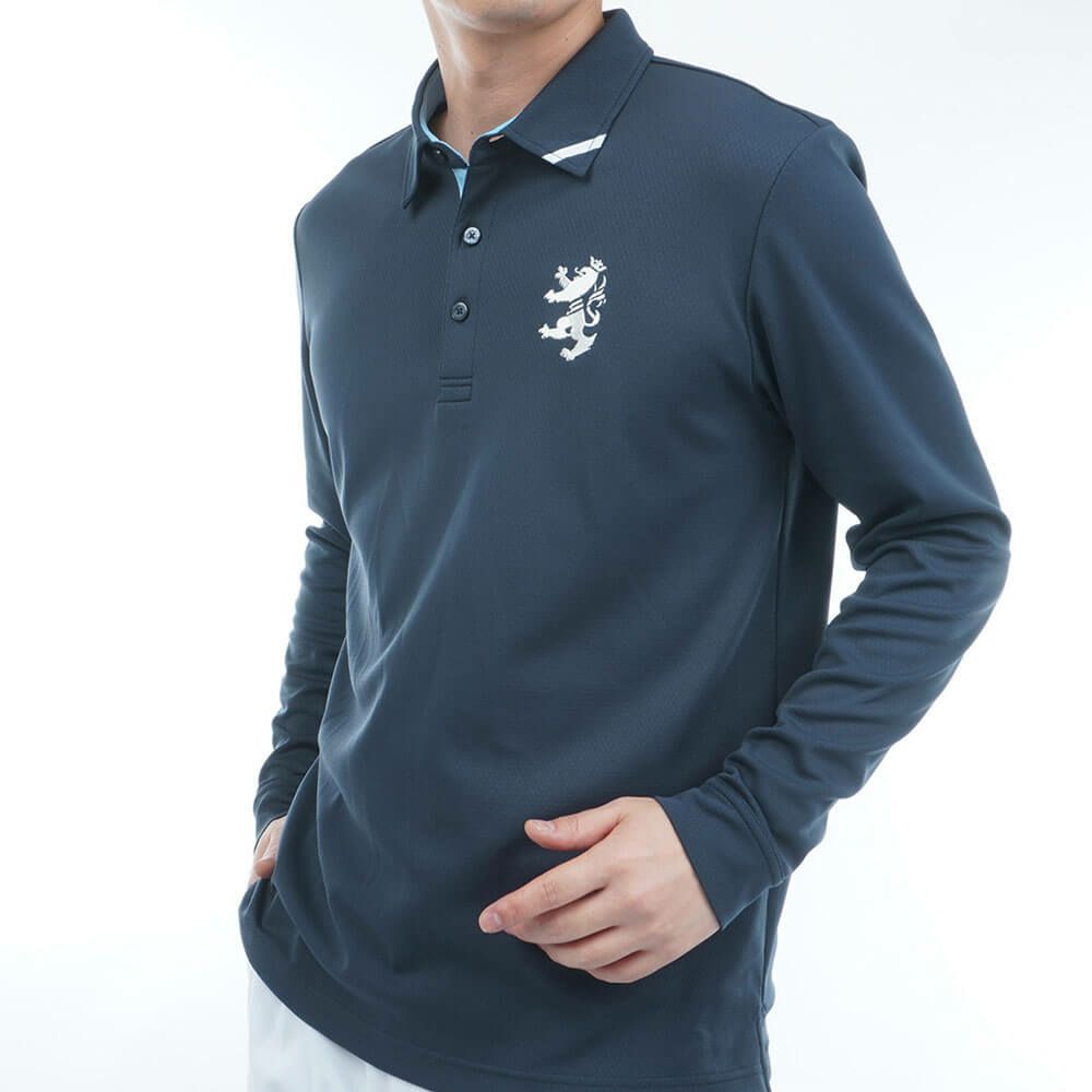 アドミラル Admiral　メンズ カラタッチ 長袖 ポロシャツ ADMA555　2025年モデル 詳細7