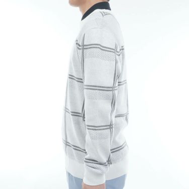 アドミラル Admiral　メンズ ウィンドウペン 長袖 クルーネック セーター ADMA558　2025年モデル 詳細4