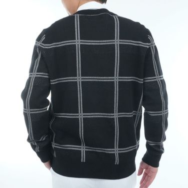 アドミラル Admiral　メンズ ウィンドウペン 長袖 クルーネック セーター ADMA558　2025年モデル 詳細9