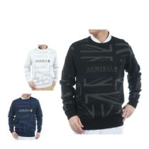アドミラル Admiral　メンズ UJジャガード 長袖 クルーネック セーター ADMA564　2025年モデル