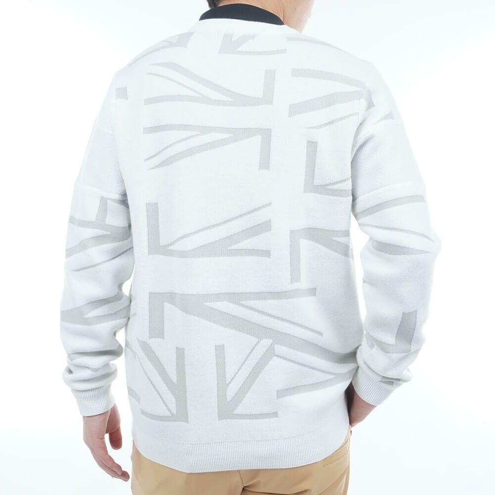 アドミラル Admiral　メンズ UJジャガード 長袖 クルーネック セーター ADMA564　2025年モデル 詳細2