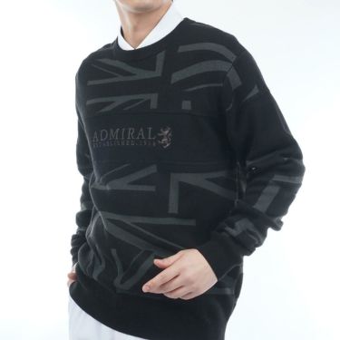 アドミラル Admiral　メンズ UJジャガード 長袖 クルーネック セーター ADMA564　2025年モデル 詳細5