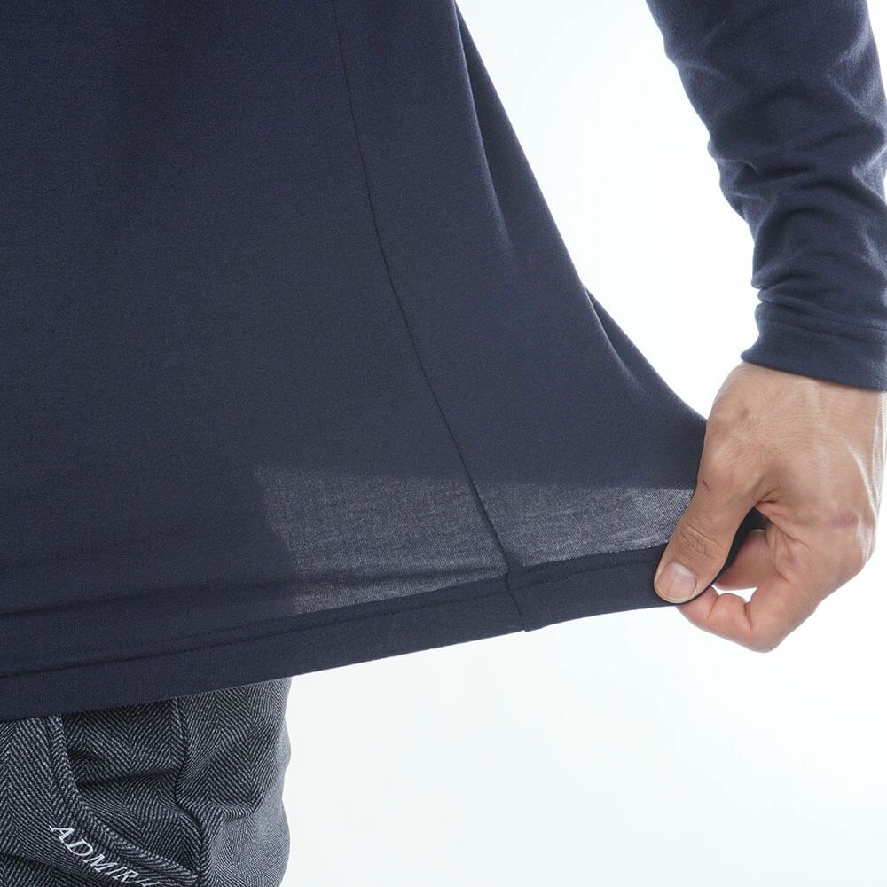 アドミラル Admiral　メンズ スエード起毛 長袖 ハイネック シャツ ADMA575　2025年モデル 詳細13