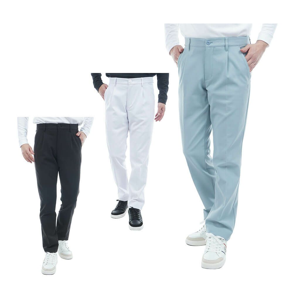 アドミラル Admiral　メンズ ワンタック ストレート ロングパンツ ADMA561　2025年モデル [裾上げ対応1]