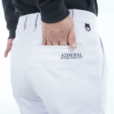 アドミラル Admiral　メンズ ワンタック ストレート ロングパンツ ADMA561　2025年モデル [裾上げ対応1] 詳細8