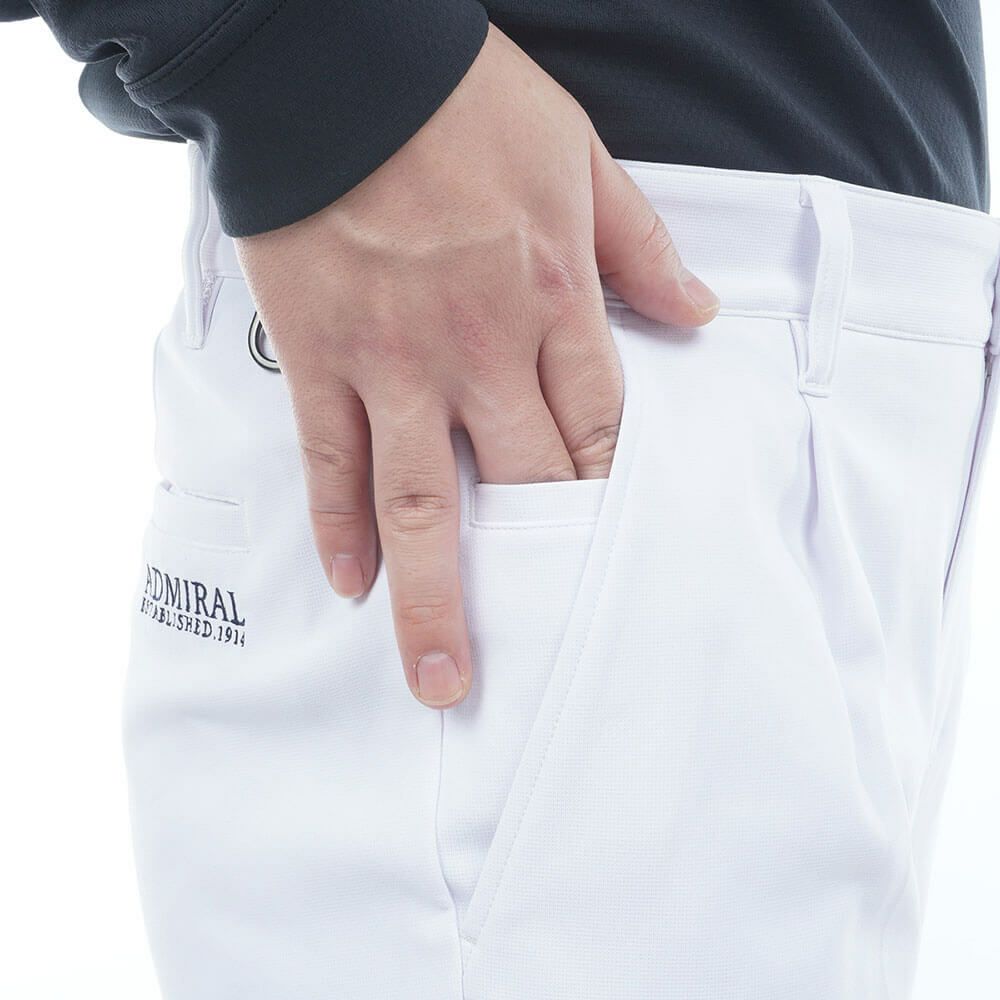 アドミラル Admiral　メンズ ワンタック ストレート ロングパンツ ADMA561　2025年モデル [裾上げ対応1] 詳細9
