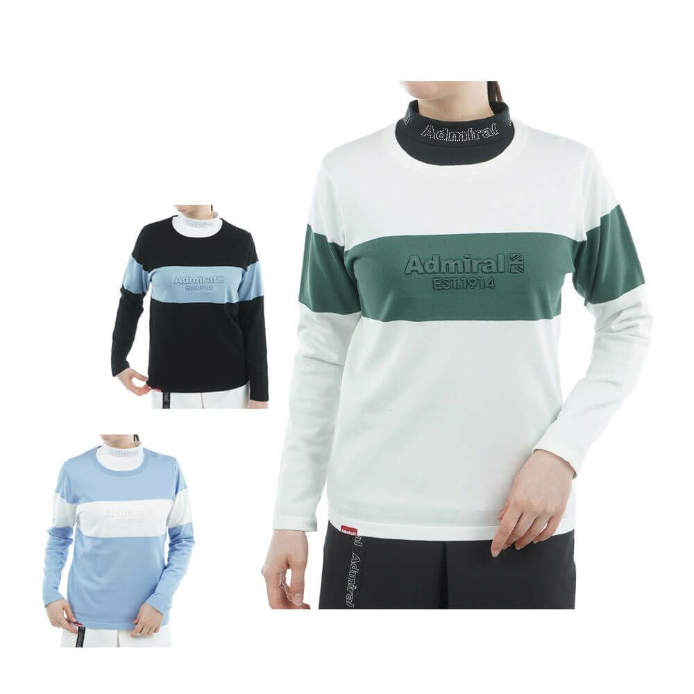 アドミラル Admiral　レディース マシュマロタッチ 長袖 クルーネック ライトニット セーター ADLA550　2025年モデル 詳細1