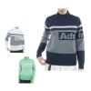 アドミラル Admiral　レディース パネルボーダー 長袖 ボトルネック セーター ADLA564　2025年モデル
