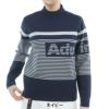 アドミラル Admiral　レディース パネルボーダー 長袖 ボトルネック セーター ADLA564　2025年モデル ネイビー
