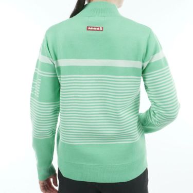 アドミラル Admiral　レディース パネルボーダー 長袖 ボトルネック セーター ADLA564　2025年モデル 詳細6