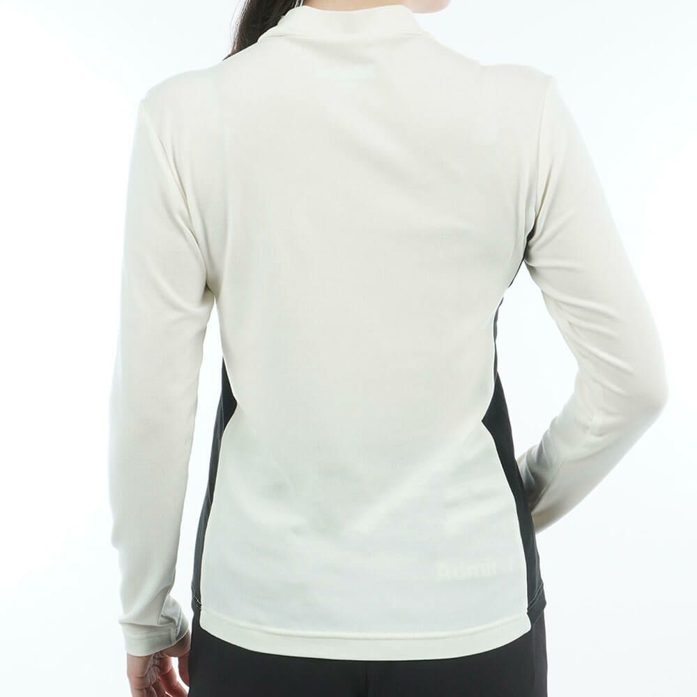 アドミラル Admiral　レディース スエード起毛 長袖 モックネック シャツ ADLA578　2025年モデル 詳細2