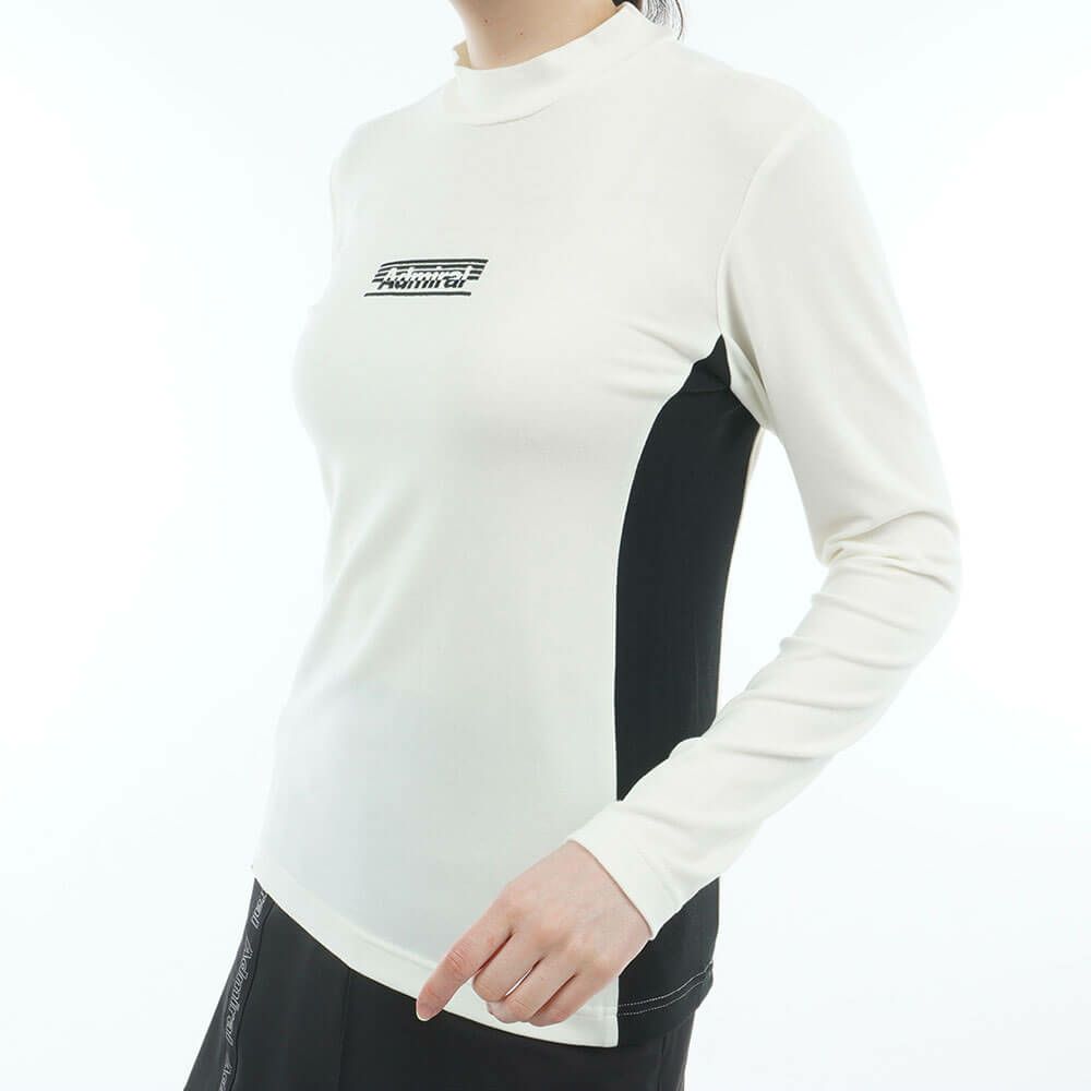 アドミラル Admiral　レディース スエード起毛 長袖 モックネック シャツ ADLA578　2025年モデル 詳細3