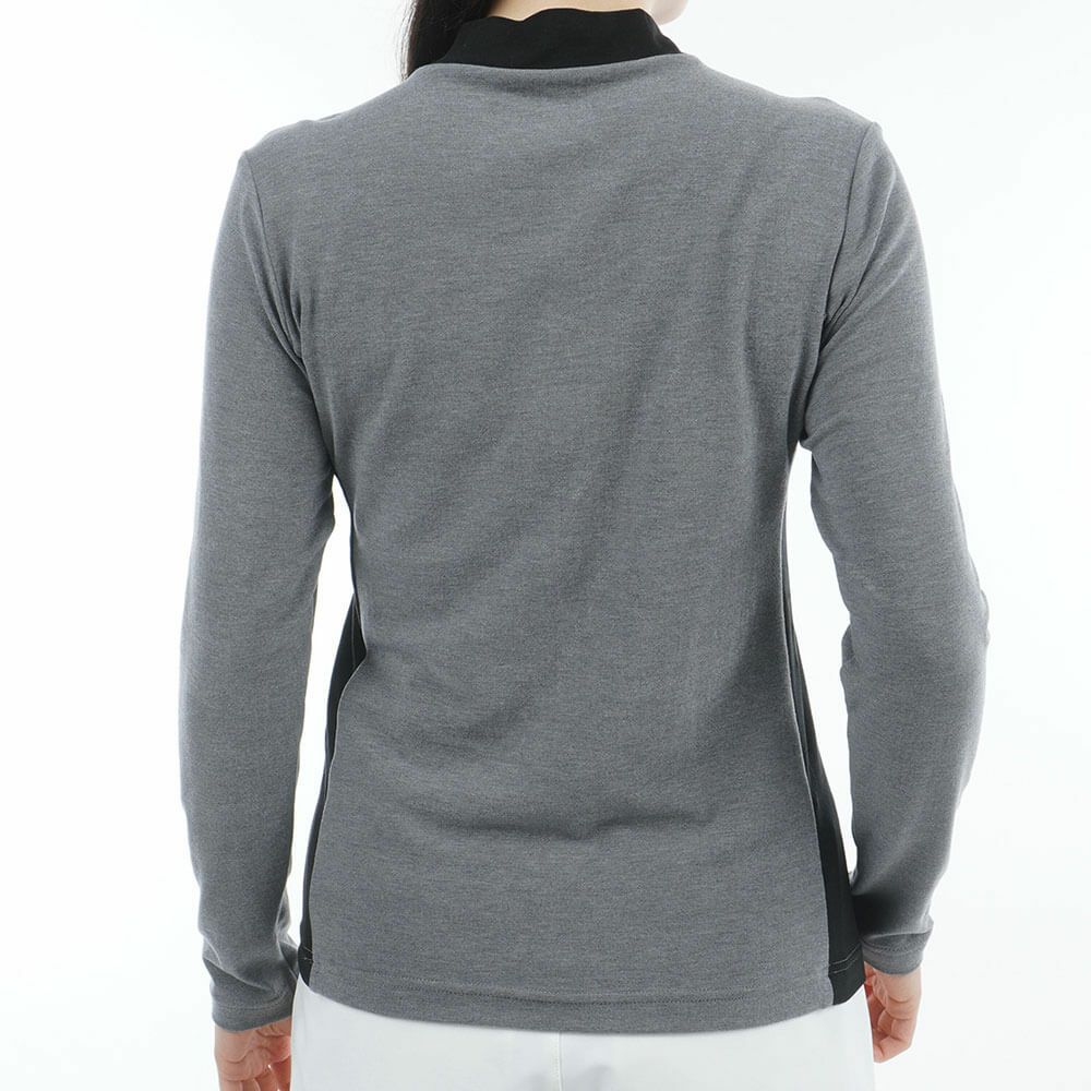 アドミラル Admiral　レディース スエード起毛 長袖 モックネック シャツ ADLA578　2025年モデル 詳細4