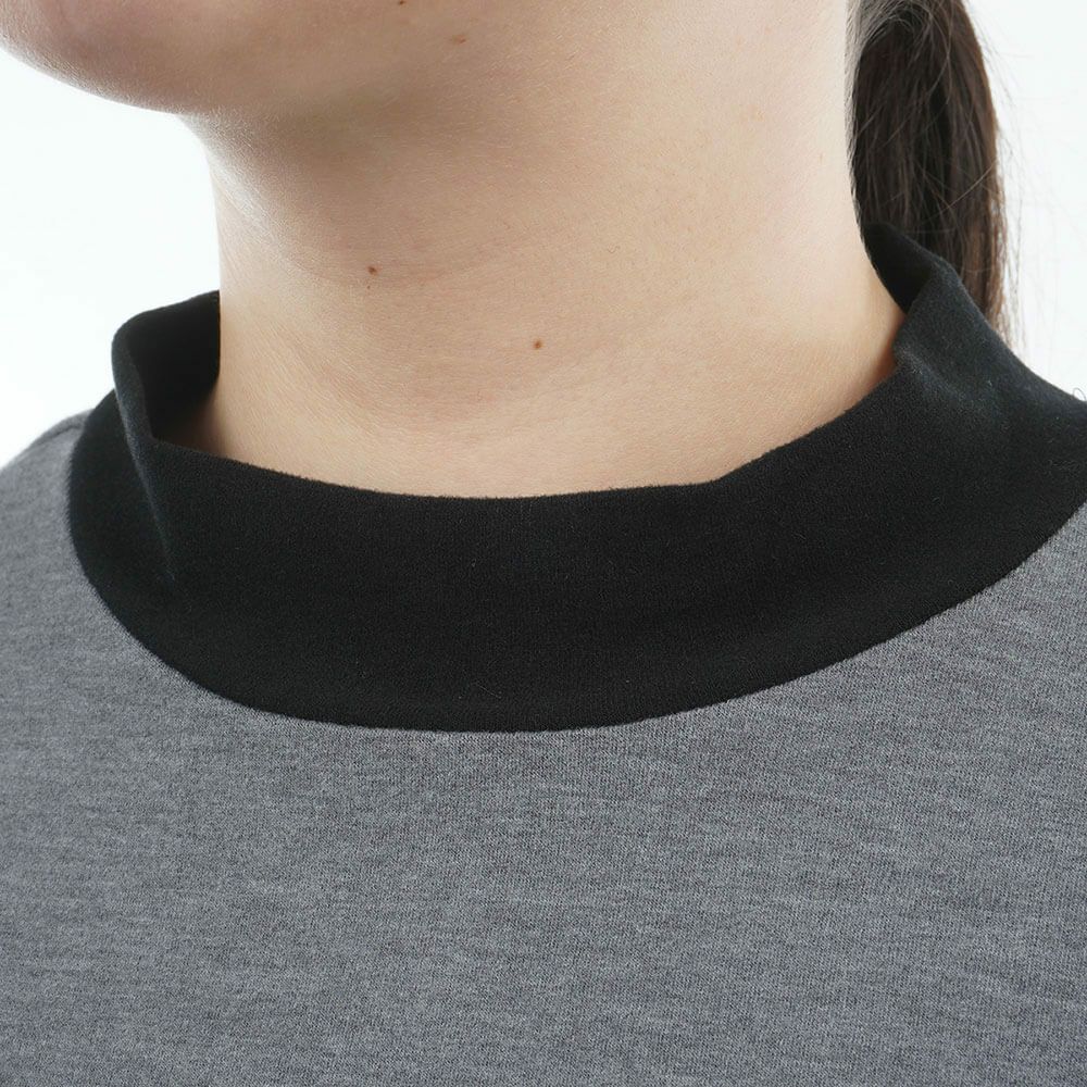 アドミラル Admiral　レディース スエード起毛 長袖 モックネック シャツ ADLA578　2025年モデル 詳細8