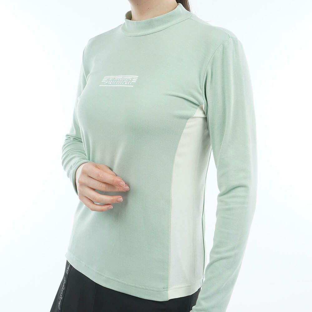 アドミラル Admiral　レディース スエード起毛 長袖 モックネック シャツ ADLA578　2025年モデル 詳細14