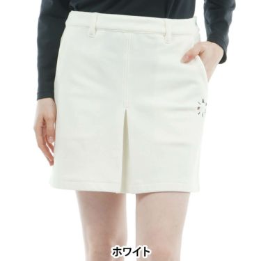 アドミラル Admiral　レディース ハイテンション 裏起毛 スカート ADLA573　2025年モデル ホワイト
