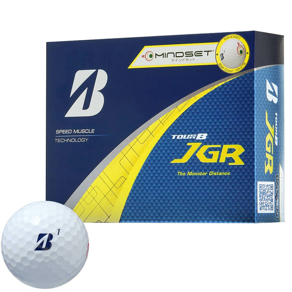 ブリヂストン TOUR B JGR 2025年モデル　ゴルフボール 1ダース（12球入り） マインドセット マインドセット（ホワイト）