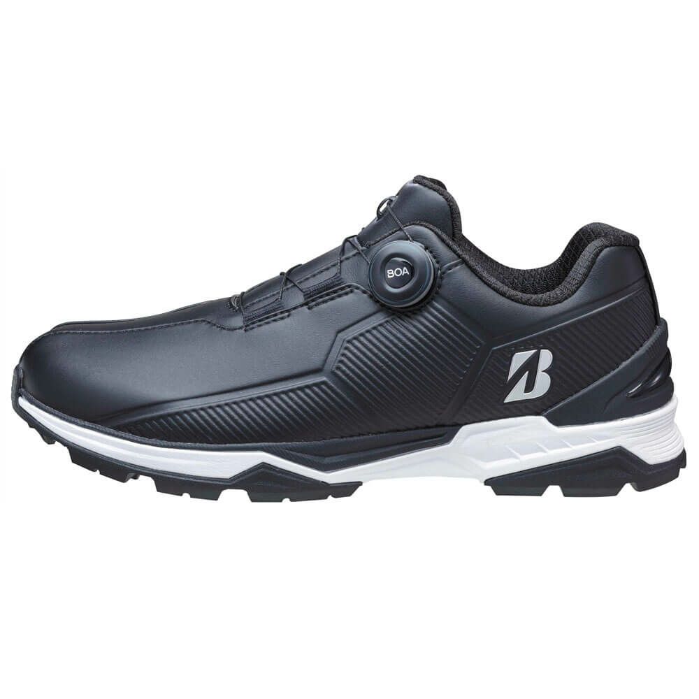 ブリヂストン  ゼロ・スパイク バイター ワイド ボア メンズ スパイクレス ゴルフシューズ SH2507 BK ブラック　2025年モデル 詳細1