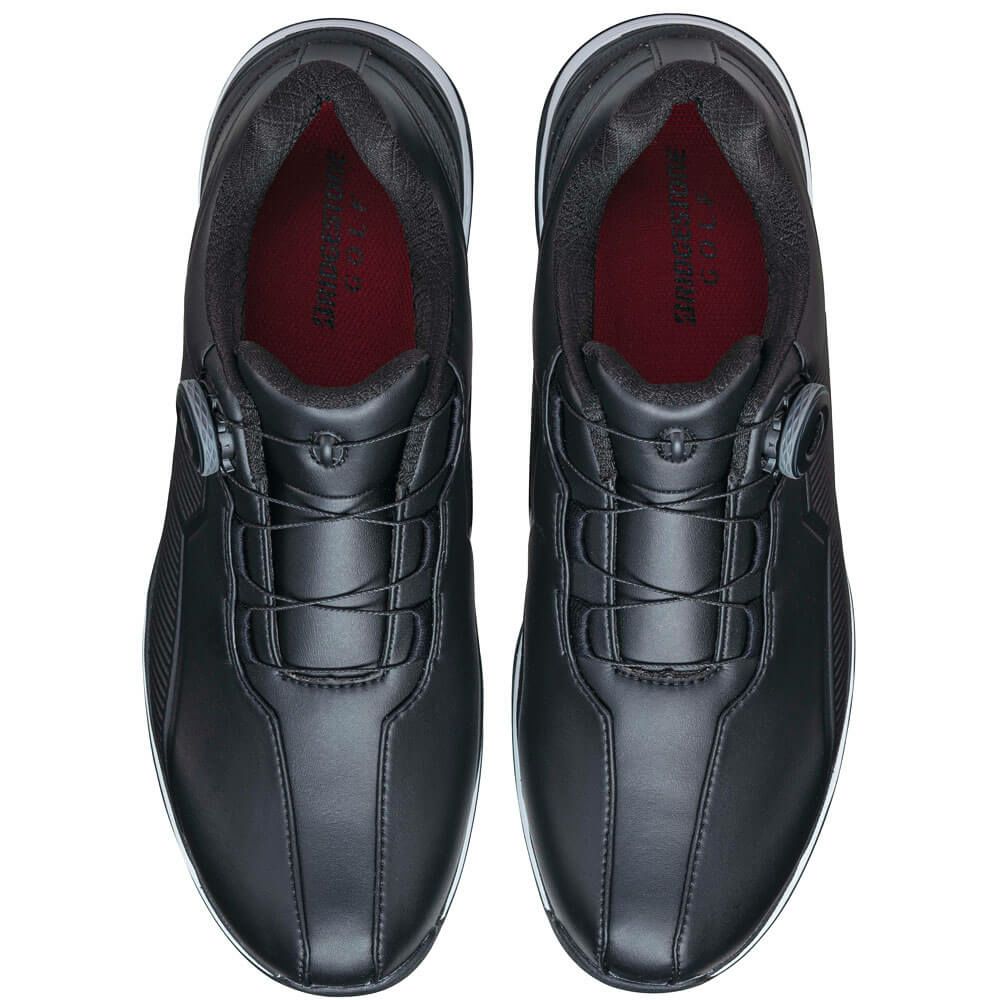 ブリヂストン  ゼロ・スパイク バイター ワイド ボア メンズ スパイクレス ゴルフシューズ SH2507 BK ブラック　2025年モデル 詳細3