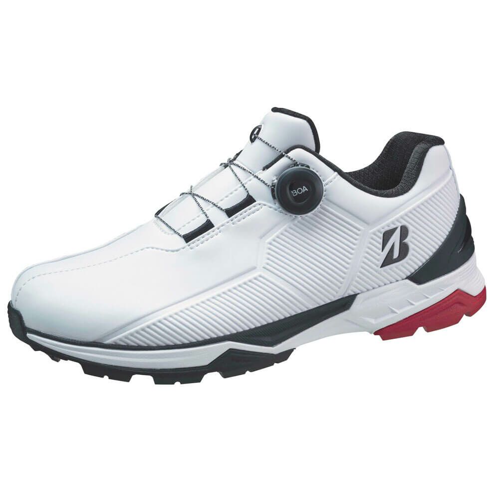 ブリヂストン  ゼロ・スパイク バイター ワイド ボア メンズ スパイクレス ゴルフシューズ SH2507 WK ホワイト/ブラック　2025年モデル ホワイト/ブラック
