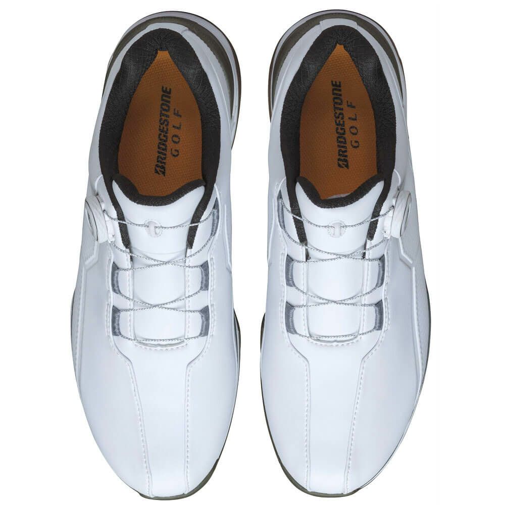 ブリヂストン  ゼロ・スパイク バイター ワイド ボア メンズ スパイクレス ゴルフシューズ SH2507 WL ホワイト/オリーブ　2025年モデル 詳細3