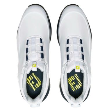 フットジョイ　ウルトラフィット ボア 2025年モデル メンズ ソフトスパイク ゴルフシューズ 56967 ホワイト/ネイビー/ライム 詳細6