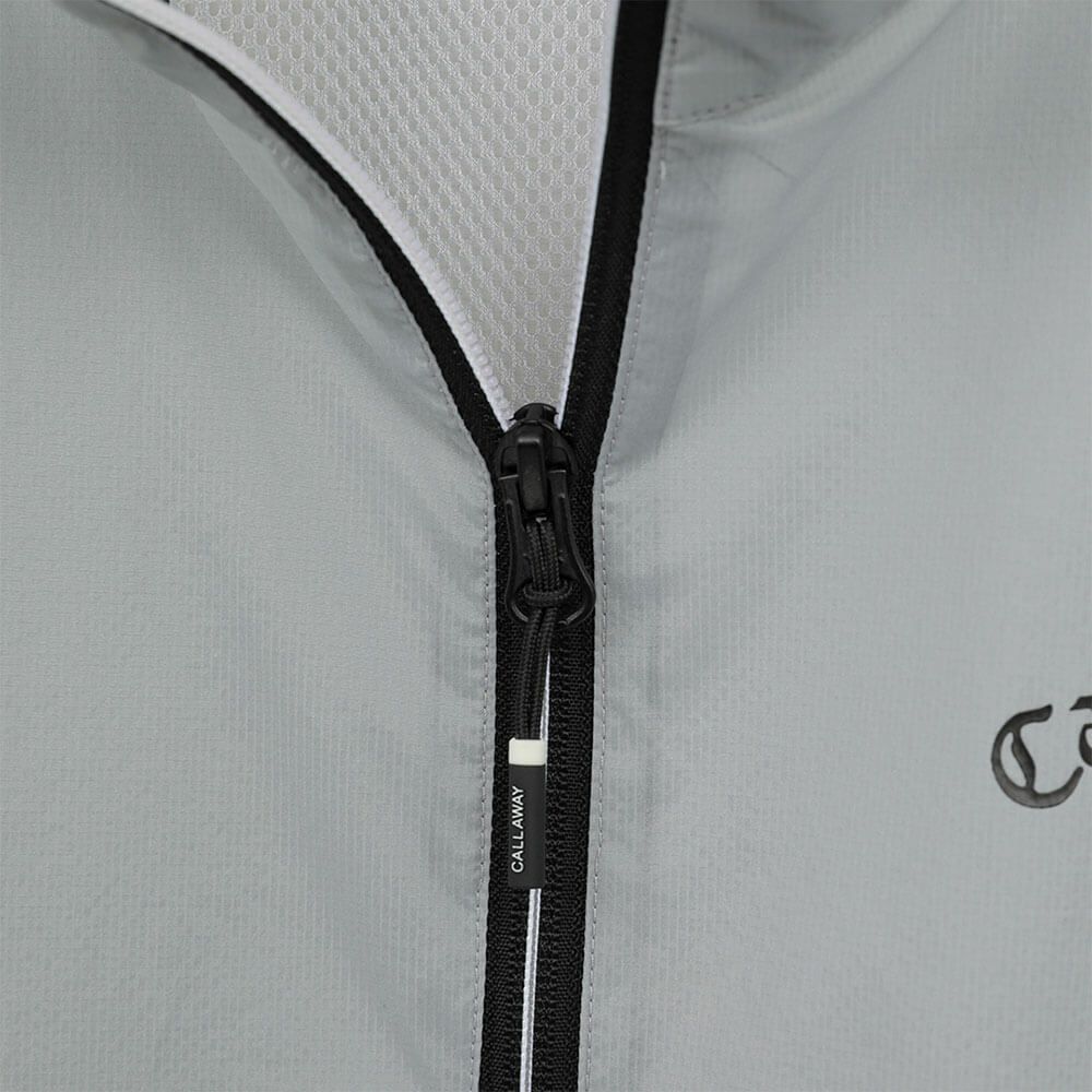 キャロウェイ Callaway　メンズ ストレッチ ミニリップ ハーフジップ 半袖 ブルゾン C25216100　2025年モデル 詳細10