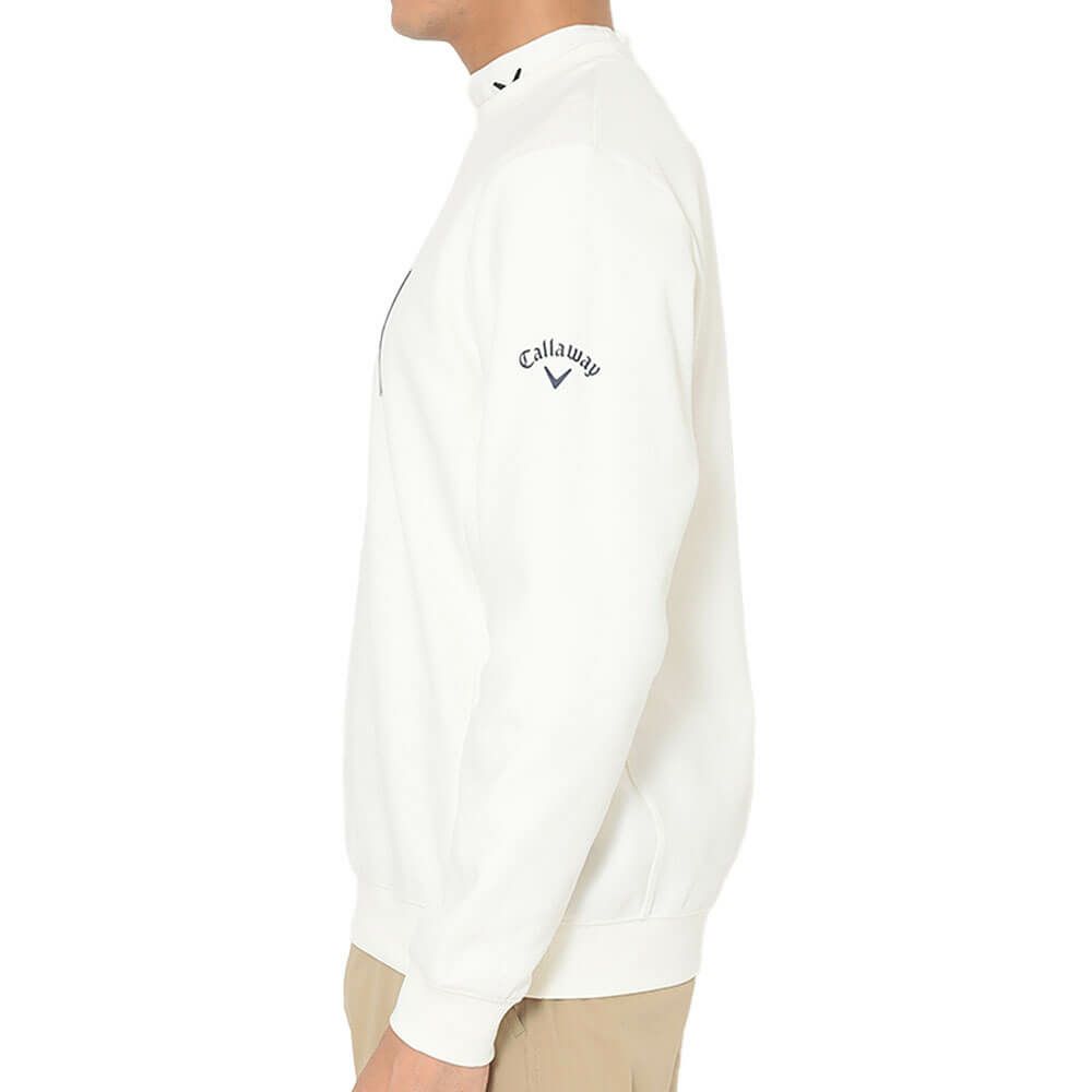 キャロウェイ Callaway　メンズ 鹿の子 ダブルニット 長袖 クルーネック スウェット C25217103　2025年モデル 詳細9