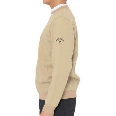 キャロウェイ Callaway　メンズ 鹿の子 ダブルニット 長袖 クルーネック スウェット C25217103　2025年モデル 詳細11