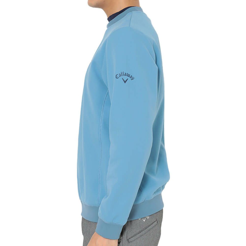 キャロウェイ Callaway　メンズ 鹿の子 ダブルニット 長袖 クルーネック スウェット C25217103　2025年モデル 詳細13