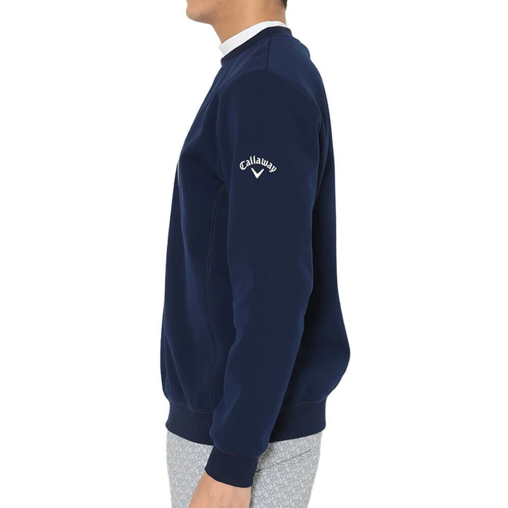 キャロウェイ Callaway　メンズ 鹿の子 ダブルニット 長袖 クルーネック スウェット C25217103　2025年モデル 詳細15