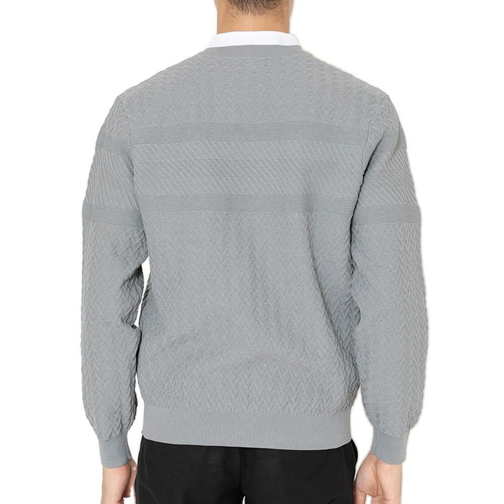 キャロウェイ Callaway　メンズ ガーター編み 長袖 クルーネック セーター C25218100　2025年モデル 詳細4