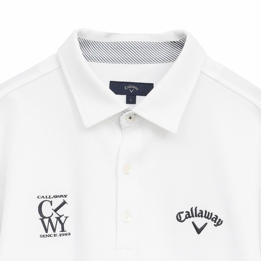 キャロウェイ Callaway　メンズ 鬼鹿の子 長袖 ポロシャツ C25233100　2025年モデル 詳細4