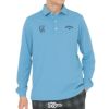 キャロウェイ Callaway　メンズ 鬼鹿の子 長袖 ポロシャツ C25233100　2025年モデル ブルー