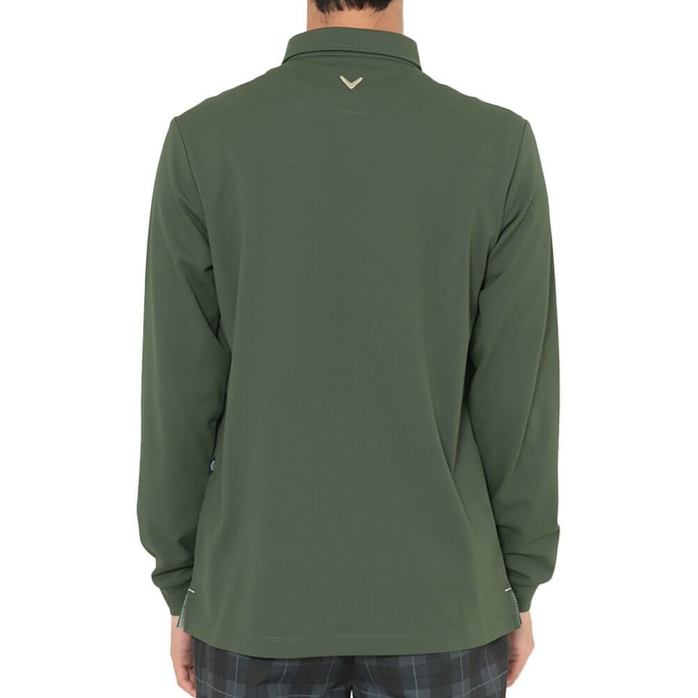 キャロウェイ Callaway　メンズ 鬼鹿の子 長袖 ポロシャツ C25233100　2025年モデル 詳細12