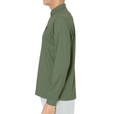 キャロウェイ Callaway　メンズ ロゴプリント 鬼鹿の子 長袖 ポロシャツ C25233107　2025年モデル 詳細9