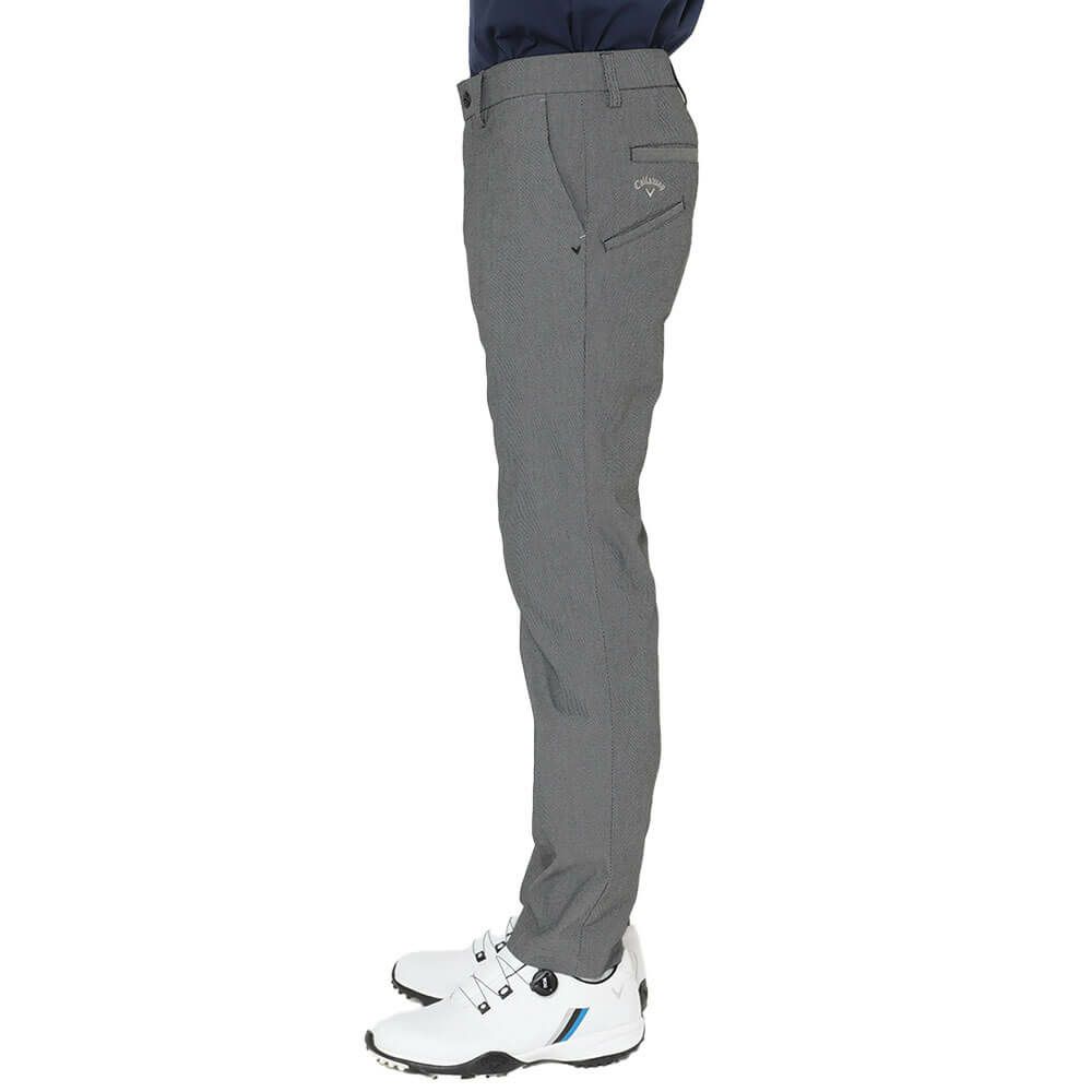 キャロウェイ Callaway　メンズ ハイ ストレッチ ドビー ロングパンツ C25226102　2025年モデル ブラック 詳細3